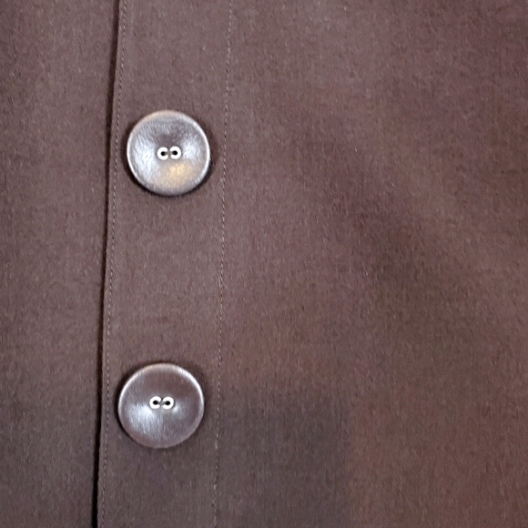 Anthropologie Elevenses Military Button Skirt - Picture 6 of 7